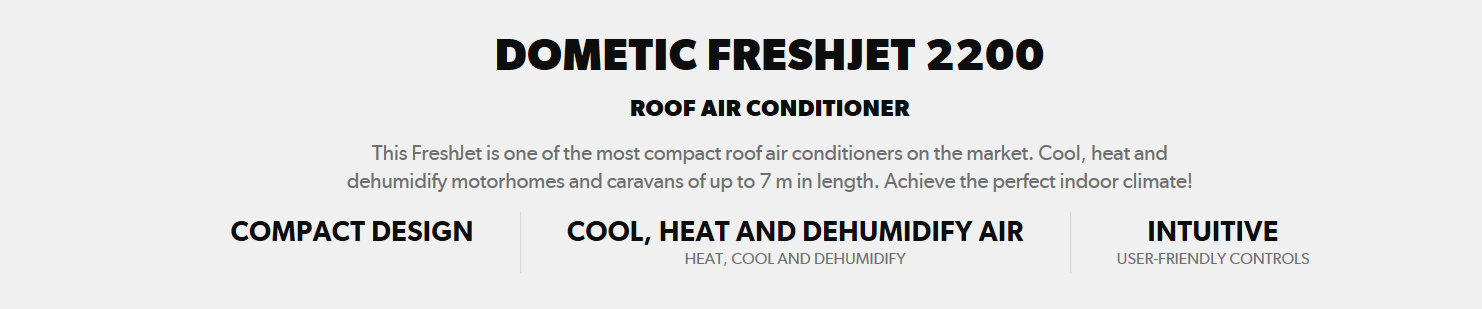 Dometic Freshjet 2200 introduction